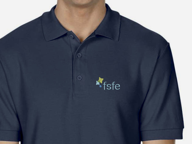 FSFE Polo Shirt (dark blue)