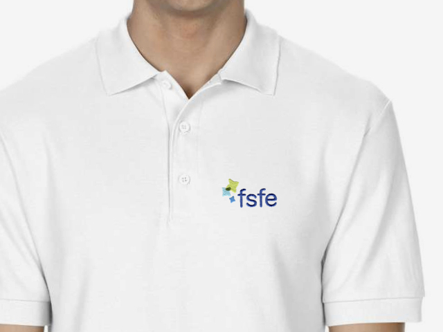 FSFE Polo Shirt (white)
