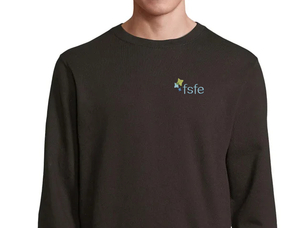 FSFE sweatshirt (black)