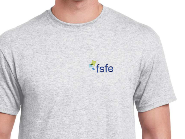FSFE T-Shirt (ash grey)