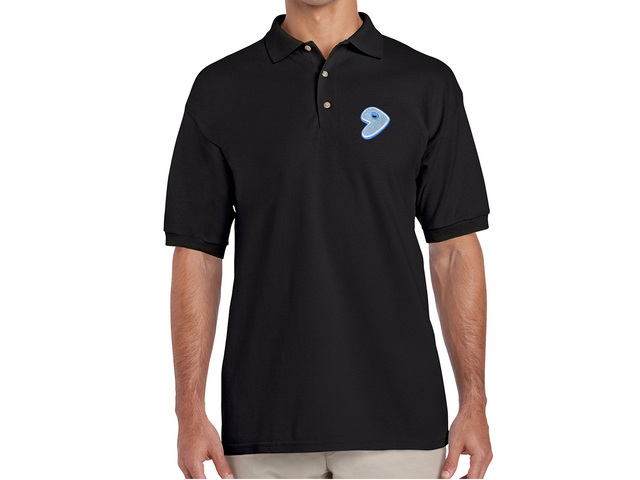 Gentoo Polo Shirt (black) old type