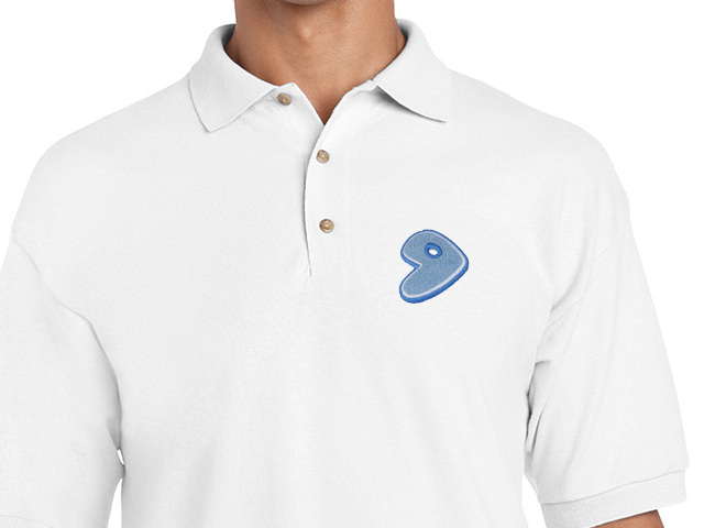 Gentoo Polo Shirt (white) old type