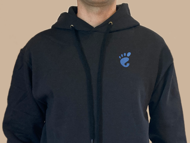 GNOME hoodie (black)