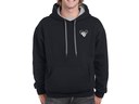 GNU hoodie (black-grey)