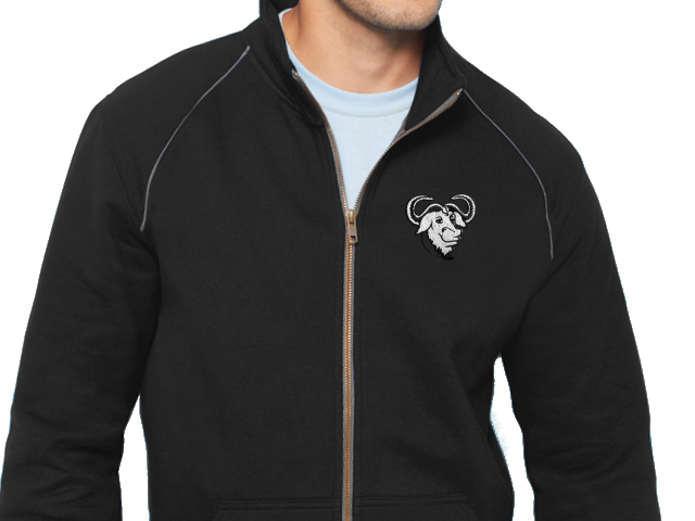 GNU jacket (black)