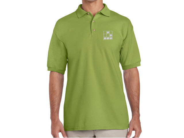 Hacker Polo Shirt (green) old type