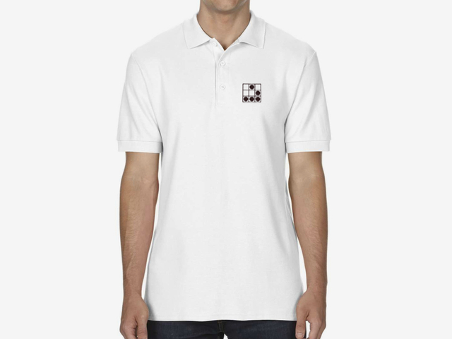 Hacker Polo Shirt (white)