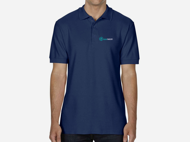 KDE Neon Polo Shirt (dark blue)