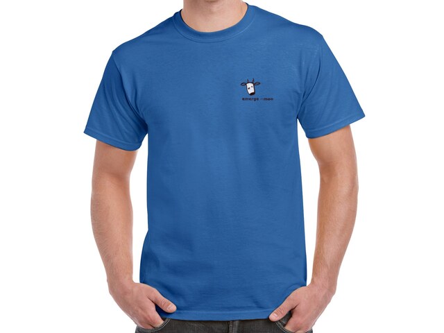 Larry the Cow  T-Shirt (blue)