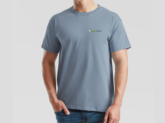LibreOffice T-Shirt (mineral blue)