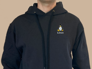 Linux hoodie (black)