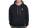 Linux hoodie (black-grey)