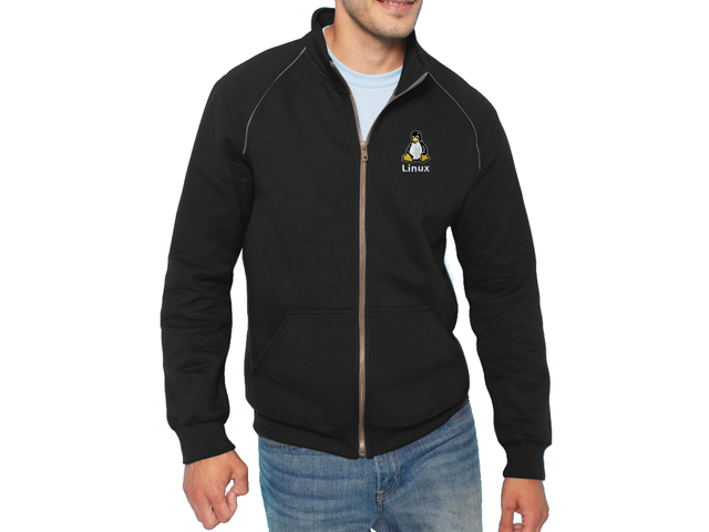 Linux jacket (black) - HELLOTUX