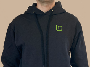 Linux Mint 2 hoodie (black)