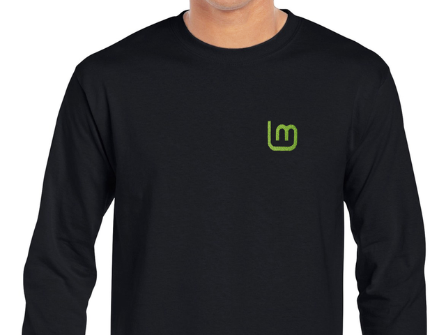 Linux Mint 2 Long Sleeve T-Shirt (black)