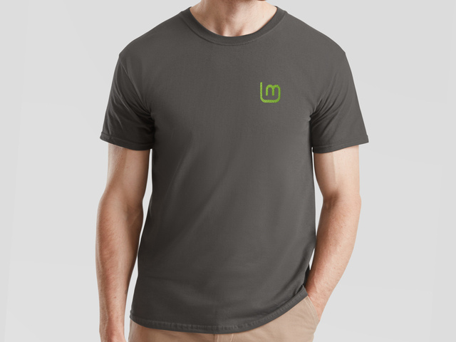 Linux Mint (type 2) T-Shirt (graphite)