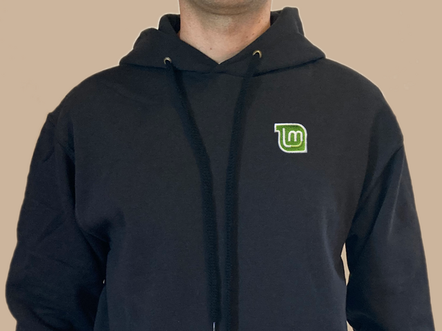 Linux Mint hoodie (black)