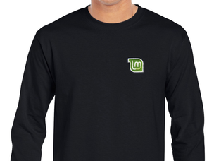 Linux Mint Long Sleeve T-Shirt (black)