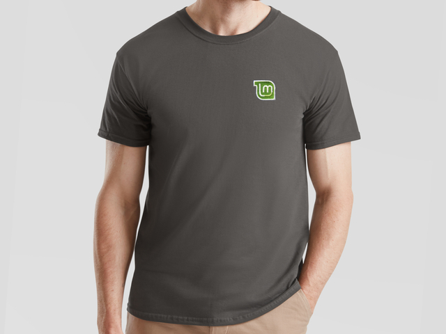 Linux Mint nostalgic T-Shirt (graphite)