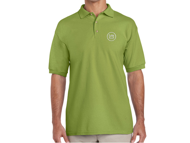 Linux Mint ring Polo Shirt (green)