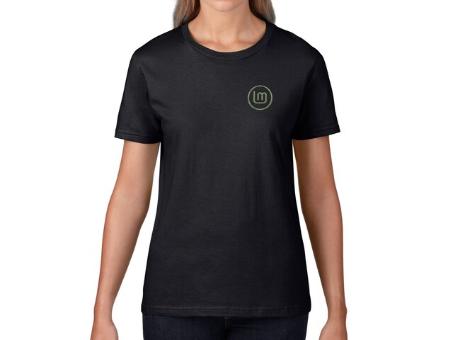 Linux Mint ring Women's T-Shirt (black)