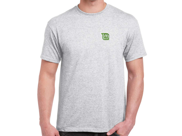 Linux Mint T-Shirt (ash grey)