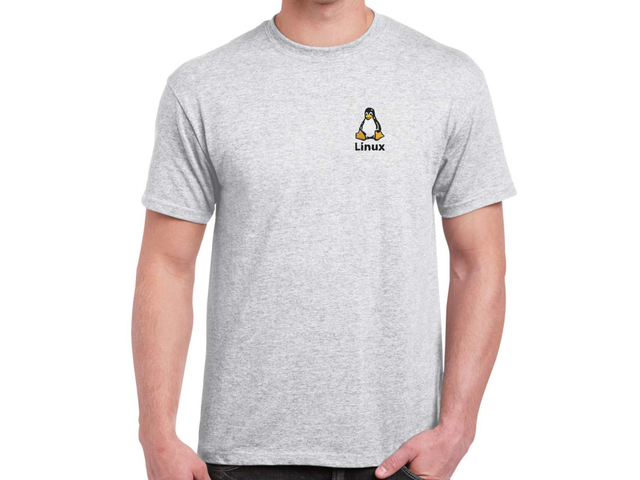 Linux T-Shirt (ash grey)