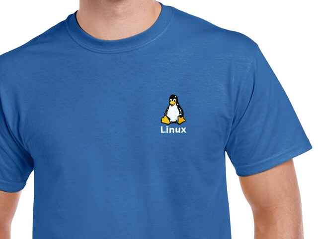 Linux T-Shirt (blue)