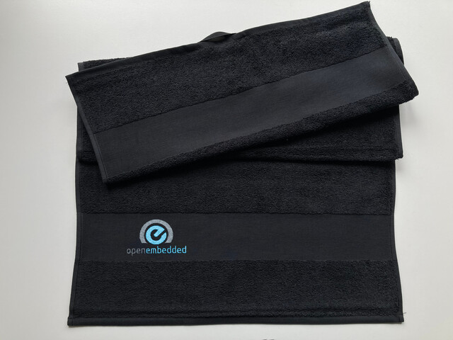 OpenEmbedded Towel (black)