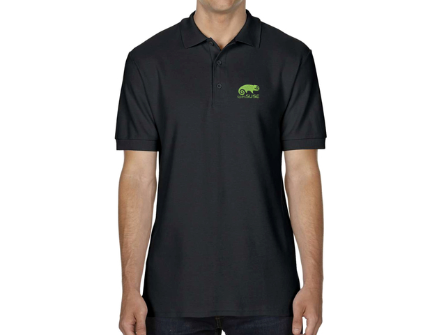 openSUSE Polo Shirt (black)