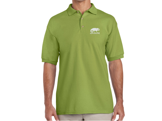 openSUSE Polo Shirt (green) old type