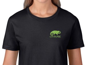 openSUSE Women's T-Shirt (black)