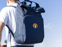 OpenVPN (type 2) roll-top laptop backpack