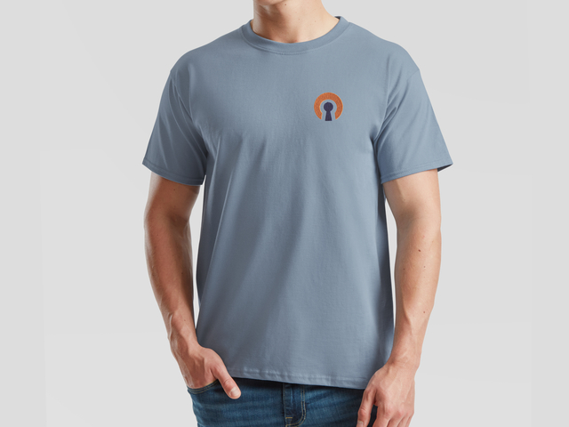 OpenVPN (type 2) T-Shirt (mineral blue)