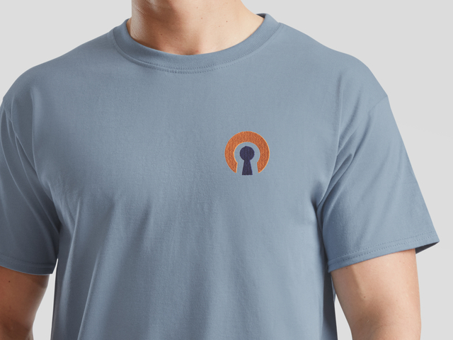 OpenVPN (type 2) T-Shirt (mineral blue)