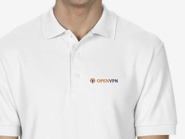 OpenVPN Polo Shirt (white)