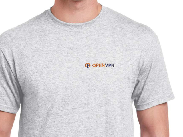 OpenVPN T-Shirt (ash grey)