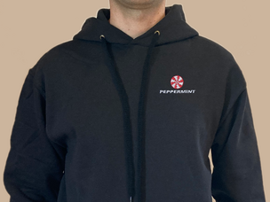 Peppermint hoodie (black)