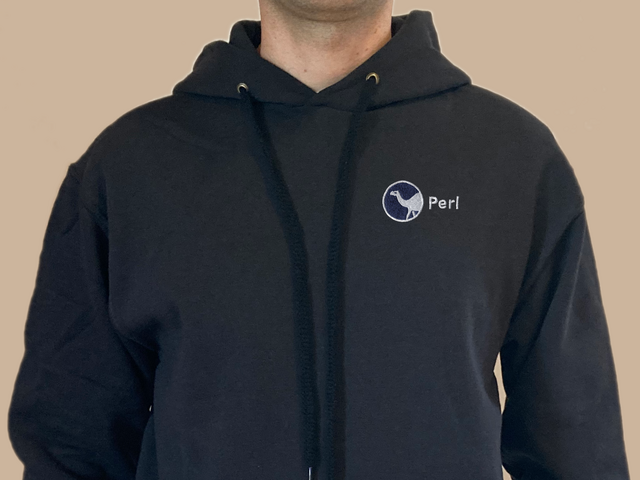 Perl (type 2) hoodie (black)