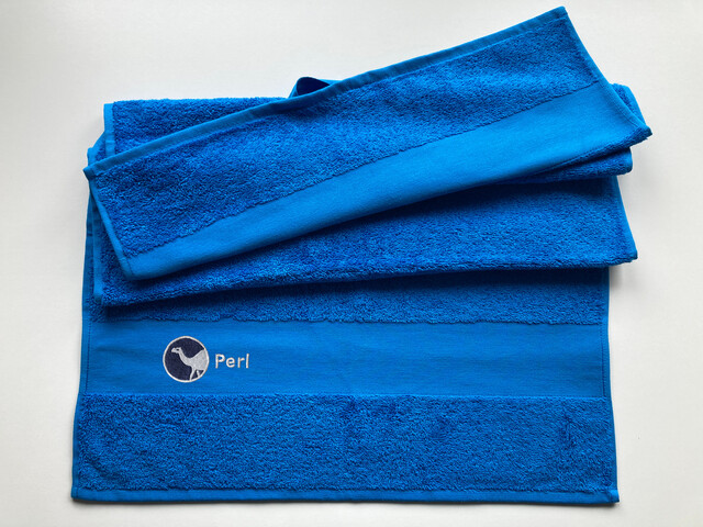 Perl (type 2) Towel (blue)