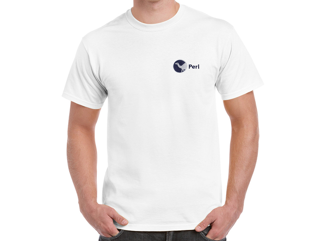 Perl (type 2) T-Shirt (white)