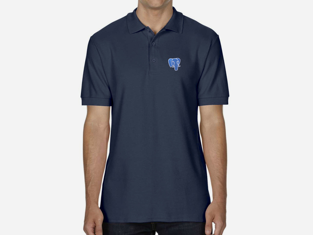 PostgreSQL Polo Shirt (dark blue)