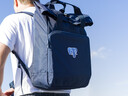 PostgreSQL roll-top laptop backpack