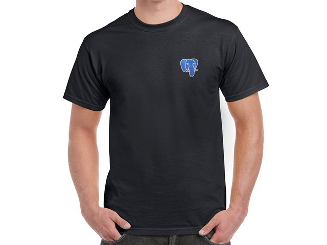 PostgreSQL T-Shirt (black)