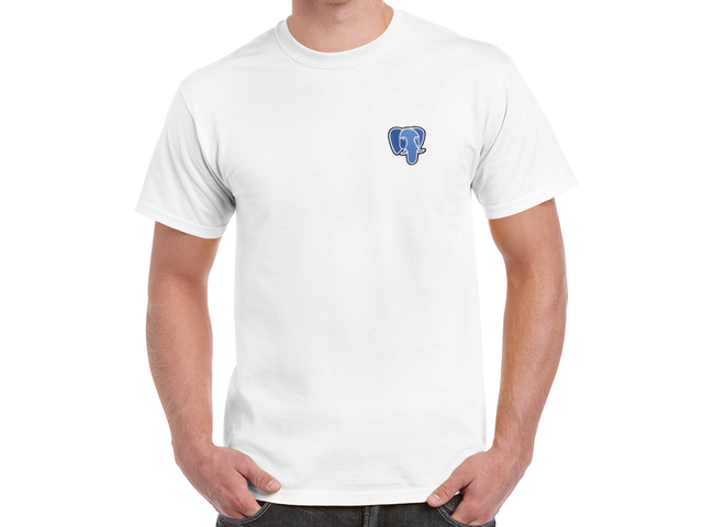 PostgreSQL T-Shirt (white)