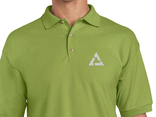 postmarketOS Polo Shirt (green) old type