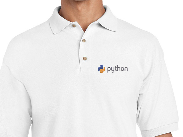 Python Polo Shirt (white) old type