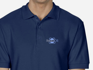 ReactOS Polo Shirt (dark blue)