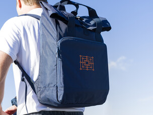 Sanmill roll-top laptop backpack