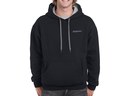 Slackware hoodie (black-grey)